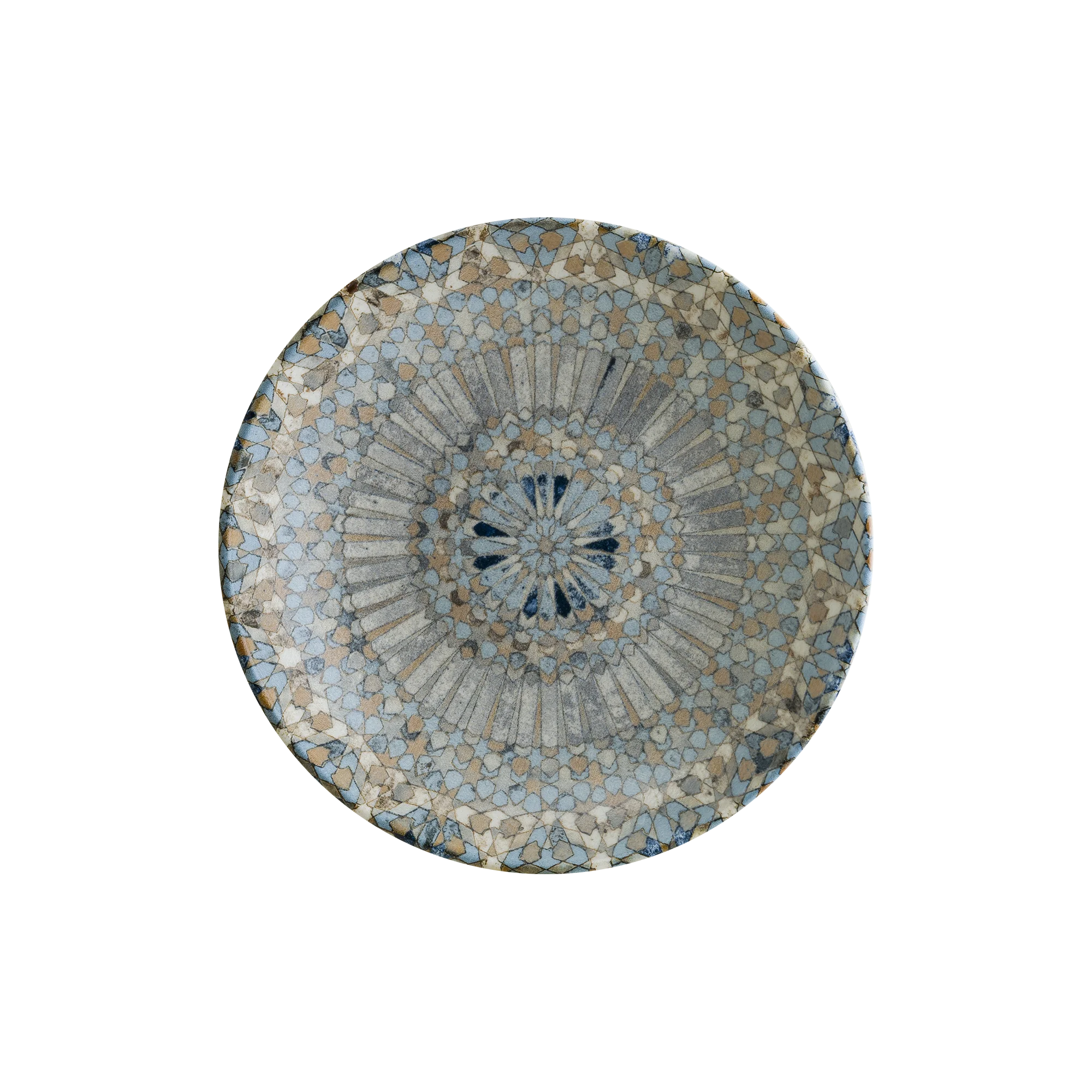 Bonna Luca Mosaic Pizza Plates – Porcelain, 32 Cm (Set Of 2), Microwave, Oven & Dishwasher Safe, Scratch & Chip Resistant