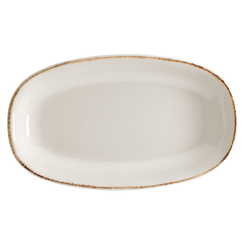 E100GRM34OKY 3 - bonna - Retro Gourmet Oval Plate 34*19 cm