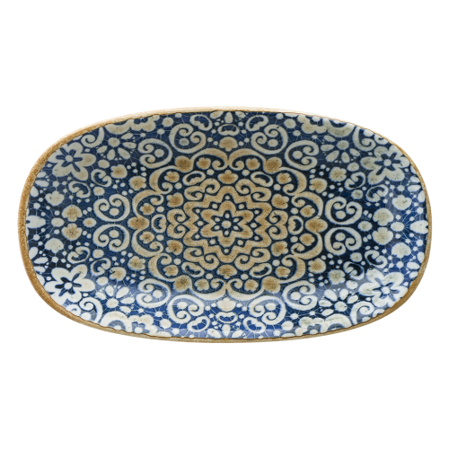 ALHGRM19OKY 1 - bonna - Alhambra Gourmet Oval Kayık Tabak 19*11 cm
