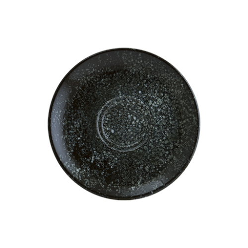 COSBLGRM04CT - bonna - Cosmos Black Gourmet Coffee Saucer 16 cm