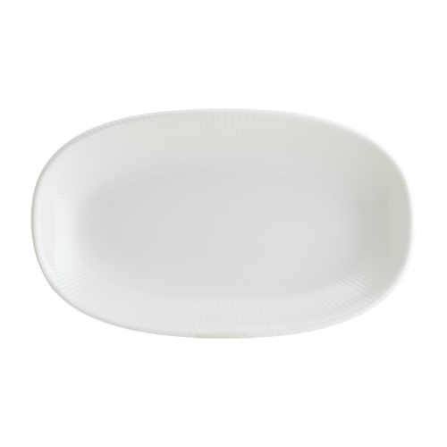 IRSWHGRM15OKY - bonna - Iris White Gourmet Oval Kayık Tabak 15*8.5 cm