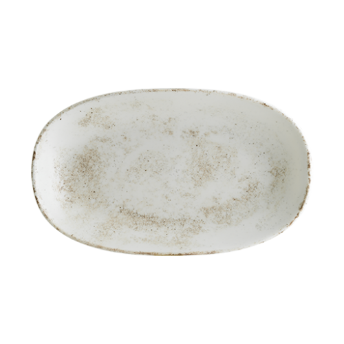 MT NCRGRM15OKY - bonna - Nacrous Matt Gourmet Oval Plate 15*8.5 cm