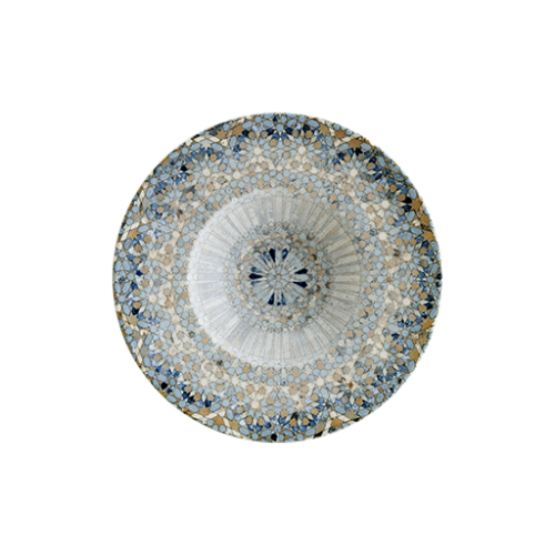 S MT LUCMZBNC28CK - bonna - Luca Mosaic Matt Banquet Deep Plate 28 cm 400 cc