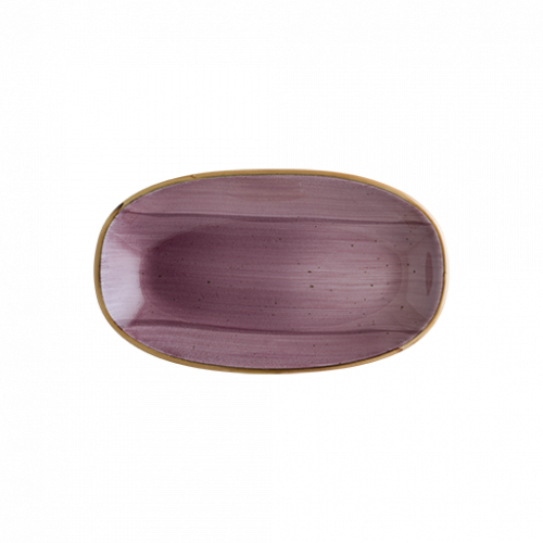 ABBGRM19OKY - bonna - Aura Blackberry Gourmet Oval Plate 19*11 cm