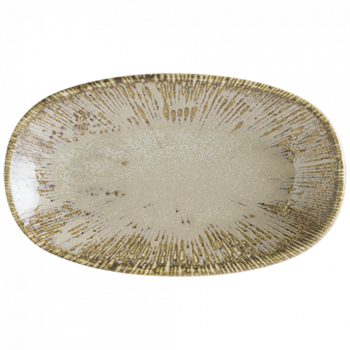 S SANSNLGRM15OKY - bonna - Sand Snell Gourmet Oval Plate 15*8.5 cm