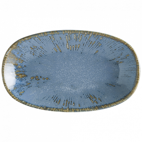 S SKYSNLGRM15OKY - bonna - Sky Snell Gourmet Oval Plate 15*8.5 cm