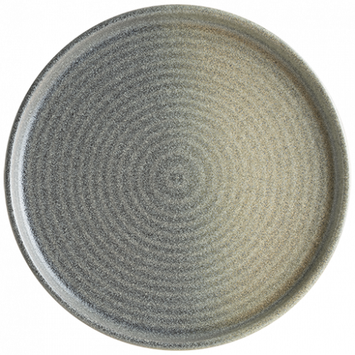 HORRPL26DZ - bonna - Hornfels Ripple 26cm Flat Plate