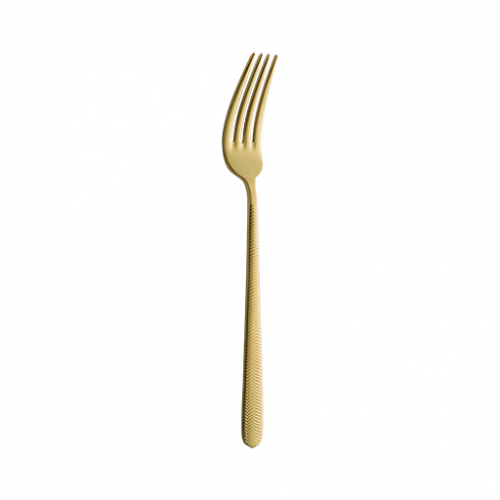 1125ILUO1MGD 1 - bonna - Illusion Mat Gold Table Fork