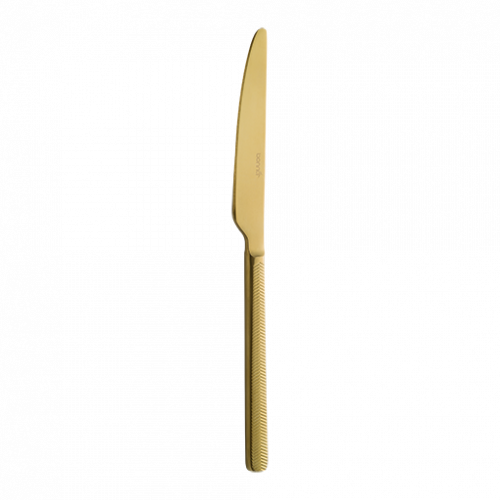 1225ILUO1MGD 1 - bonna - Illusion Mat Gold Yemek Bıçağı