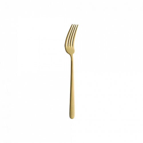 1425ILUO1MGD 1 - bonna - Illusion Mat Gold Dessert Fork