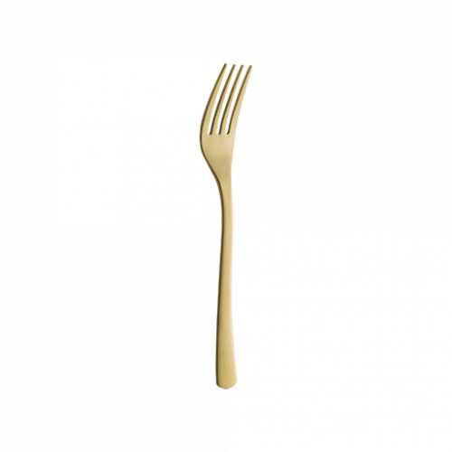 1430VOGO1MGD 1 - bonna - Vogue Mat Gold Dessert Fork