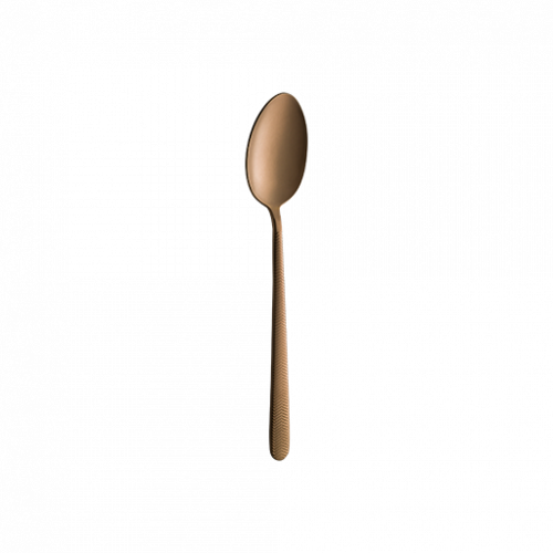 1625ILUO1MBR 1 - bonna - Illusion Mat Bronze Dessert Spoon