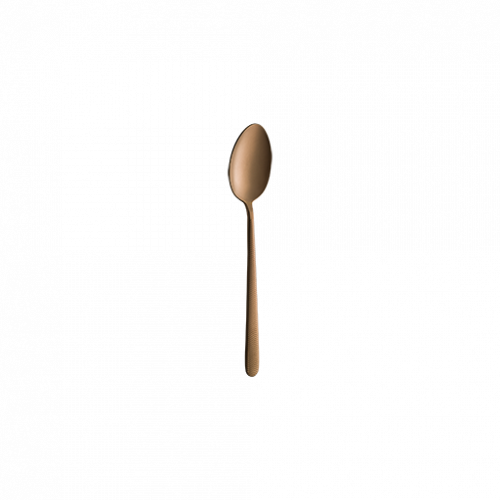 1925ILUO1MBR 1 - bonna - Illusion Mat Bronze Tea Spoon 13cm