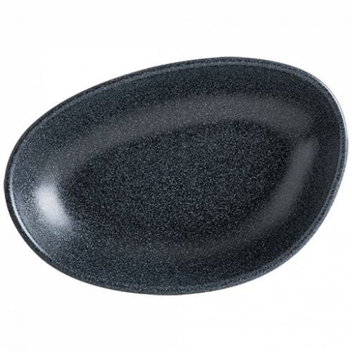 GRPVAO15OKY - bonna - Graphite Vago Oval Kayık Tabak 15*8.5 cm